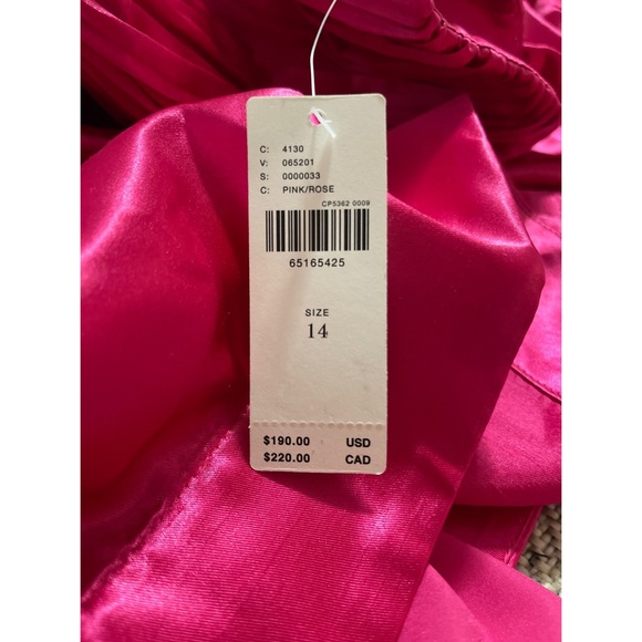 Anthropologie Bow-Tie Satin Mini Dress NWT SZ 14 - Picture 10 of 13